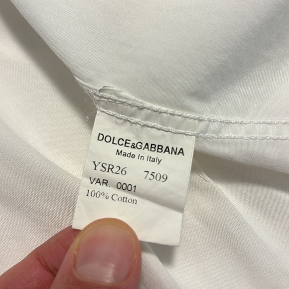 Men’s Dolce & Gabbana Dress Shirt Medium - Picture 8 of 8